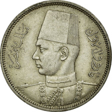 Coin, Egypt, Farouk, 5 Piastres, 1937/AH1356, British Royal Mint, EF(40-45)