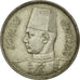 Coin, Egypt, Farouk, 5 Piastres, 1937/AH1356, British Royal Mint, EF(40-45)