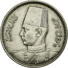Coin, Egypt, Farouk, 2 Piastres, AH 1358/1939, British Royal Mint, AU(55-58)
