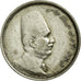 Coin, Egypt, Fuad I, 2 Piastres, 1923/AH1342, EF(40-45), Silver, KM:335