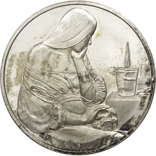 FRANCE, Arts & Culture, French Fifth Republic, Medal, MS(60-62), Silver, 50,...