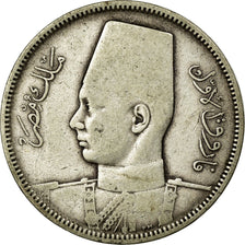 Monnaie, Égypte, Farouk, 5 Piastres, 1937/AH1356, British Royal Mint, TTB