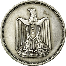 Coin, Egypt, 10 Piastres, AH 1380/1960, EF(40-45), Silver, KM:398