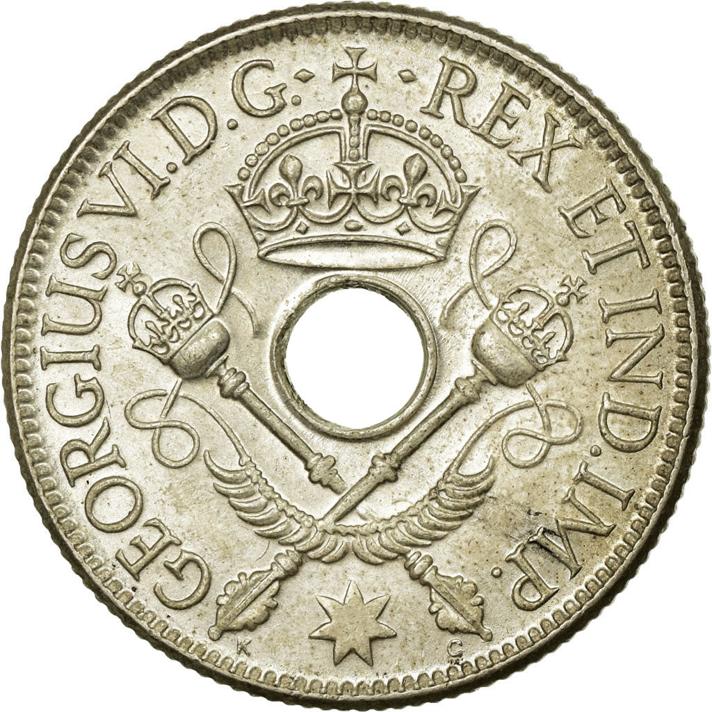Coin, NEW GUINEA, Shilling, 1938, AU(55-58), Silver, KM:8