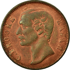 Coin, Sarawak, Charles J. Brooke, Cent, 1882, Heaton, VF(30-35), Copper, KM:6