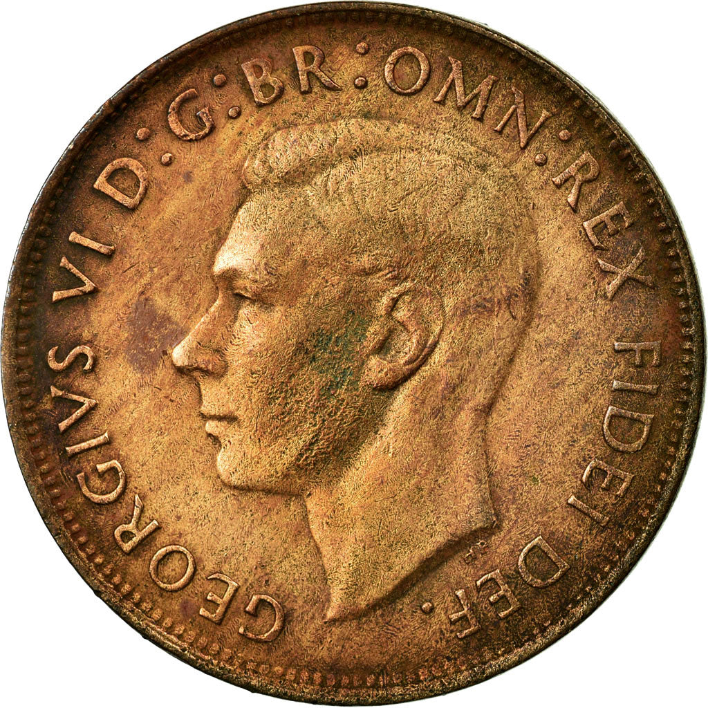 Coin, Australia, George VI, Penny, 1949, VF(20-25), Bronze, KM:43
