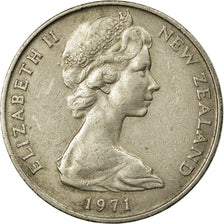 Coin, Australia, Elizabeth II, 20 Cents, 1971, VF(30-35), Copper-nickel, KM:66