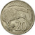 Moneta, Australia, Elizabeth II, 20 Cents, 1971, VF(30-35), Miedź-Nikiel, KM:66