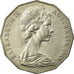 Coin, Australia, Elizabeth II, 50 Cents, 1969, AU(55-58), Copper-nickel, KM:68