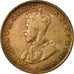 Coin, Australia, George V, 1/2 Penny, 1911, VF(20-25), Bronze, KM:22