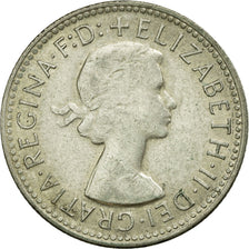 Coin, Australia, Elizabeth II, Shilling, 1961, Melbourne, EF(40-45), Silver