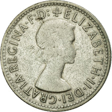 Coin, Australia, Elizabeth II, Shilling, 1957, Melbourne, VF(20-25), Silver
