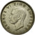 Moeda, Nova Zelândia, George VI, 6 Pence, 1937, AU(55-58), Prata, KM:8