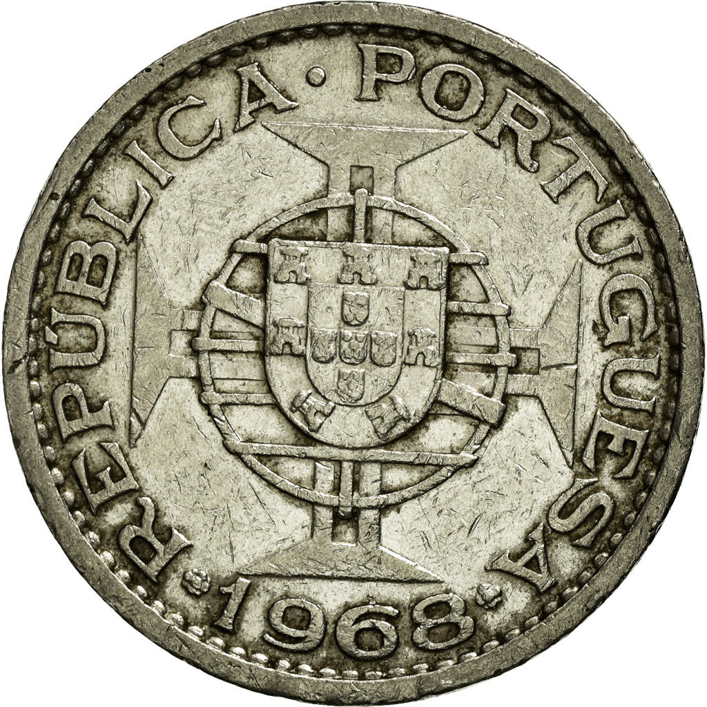 Coin, Macau, Pataca, 1968, EF(40-45), Nickel, KM:6
