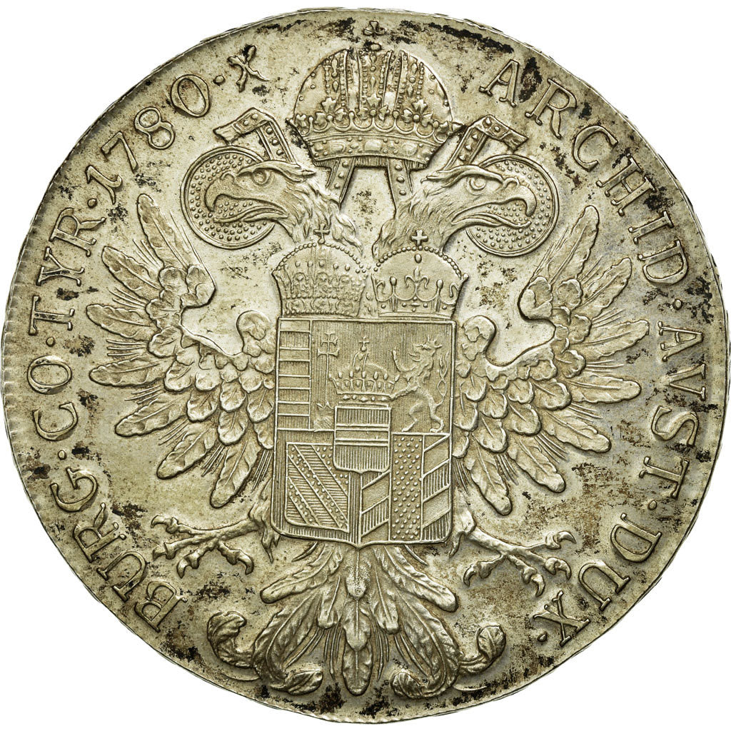 Coin, Austria, Joseph II, Thaler, 1780, Official restrike, AU(55-58), Silver