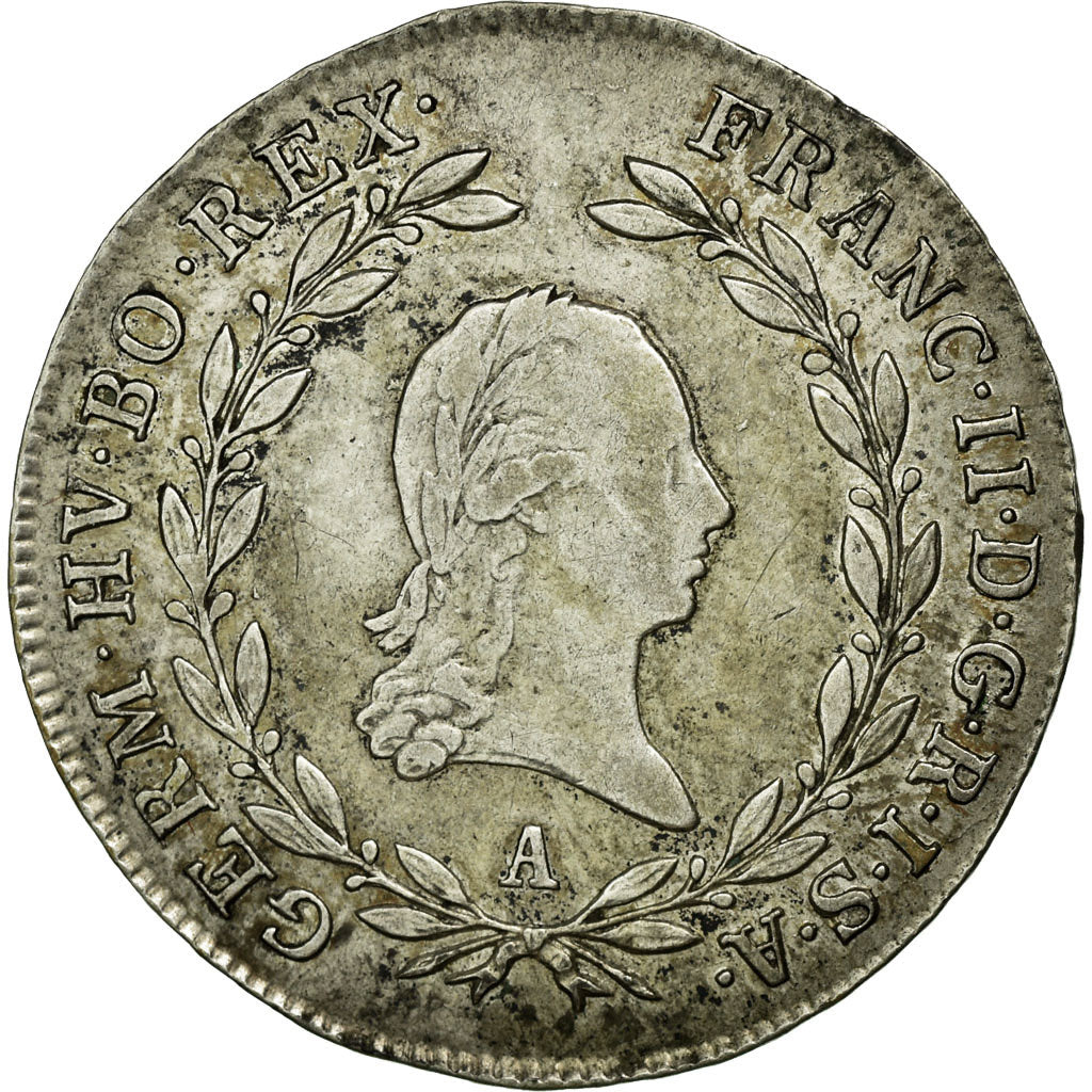 Coin, Austria, Franz II (I), 20 Kreuzer, 1803, EF(40-45), Silver, KM:2139