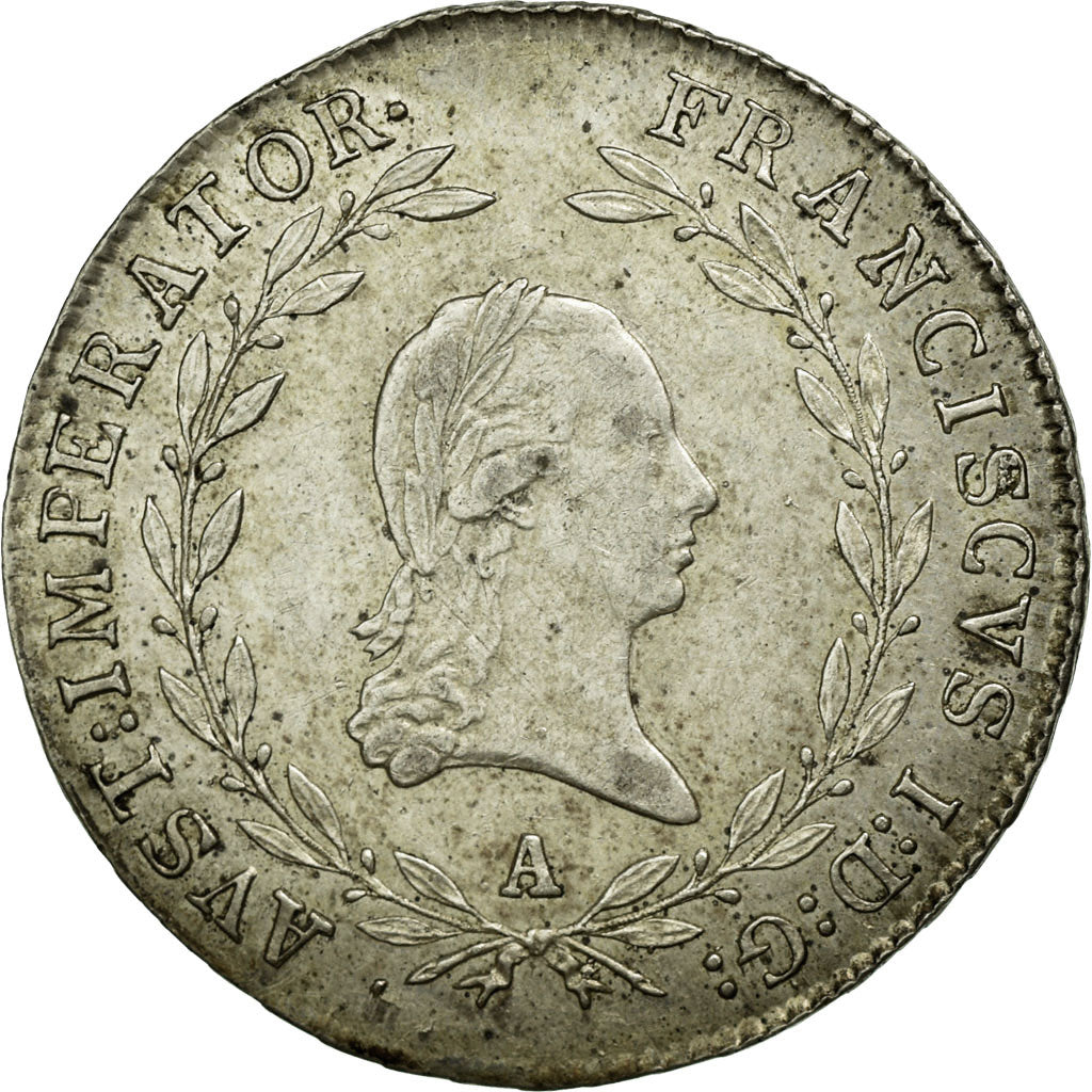 Monnaie, Autriche, Franz II (I), 20 Kreuzer, 1814, TTB, Argent, KM:2142