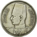Coin, Egypt, Farouk, 10 Piastres, 1937/AH1356, British Royal Mint, EF(40-45)
