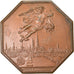 France, Token, Chambre de Commerce de Rouen, 1802, Lecomte, EF(40-45), Bronze