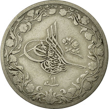 Coin, Egypt, Abdul Hamid II, 5/10 Qirsh, 1885/AH1293, Misr, F(12-15)