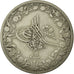 Coin, Egypt, Abdul Hamid II, 5/10 Qirsh, 1885/AH1293, Misr, F(12-15)