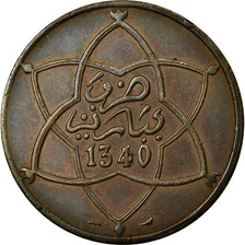 Monnaie, Maroc, Yusuf, 10 Mazunas, SH1340 (1961), Poissy, TTB, Bronze, KM:29.2
