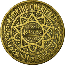 Coin, Morocco, Mohammed V, 5 Francs, AH 1365/1946, Paris, EF(40-45)