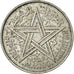 Coin, Morocco, Mohammed V, 2 Francs, AH 1370/1951, Paris, VF(20-25), Aluminum