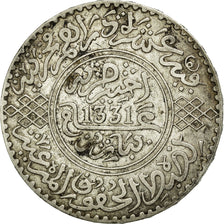 Coin, Morocco, Yusuf, Rial, 10 Dirhams, 1912/AH1331, bi-Bariz, Paris, EF(40-45)