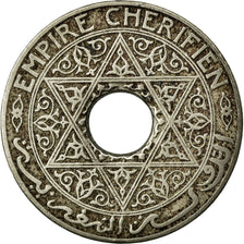 Coin, Morocco, Yusuf, 25 Centimes, undated (1921), bi-Bariz, Paris, EF(40-45)