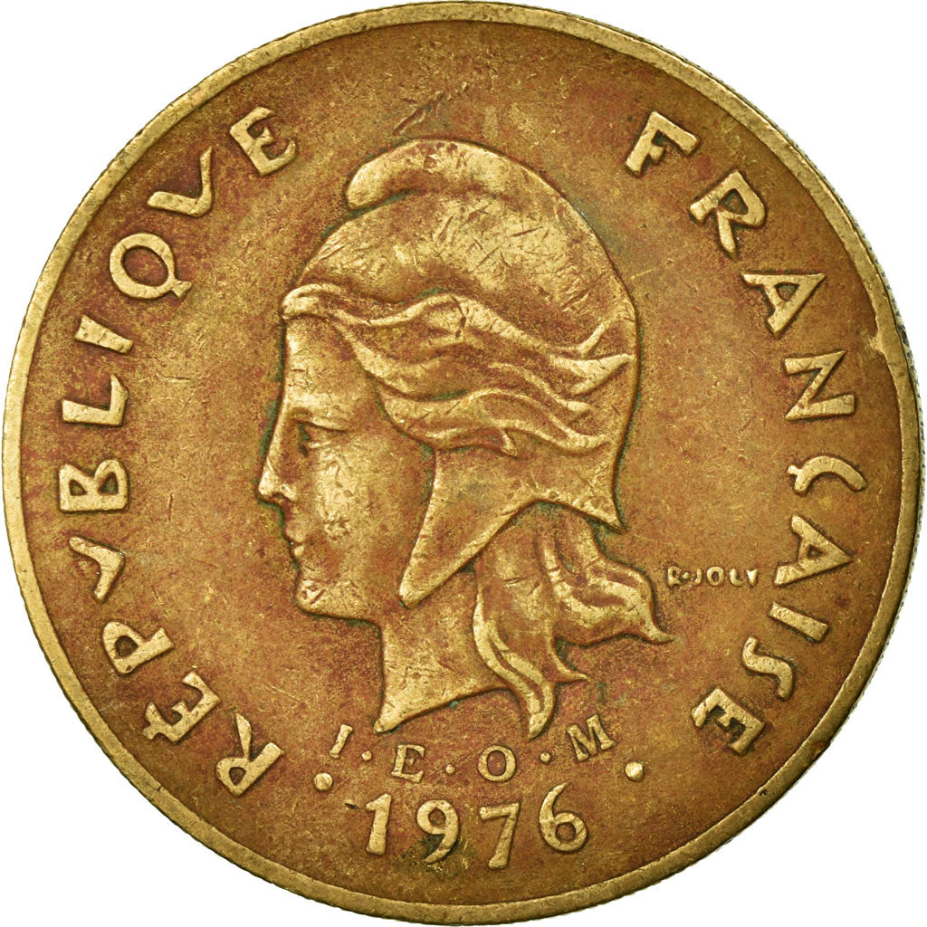 Münze, Neukaledonien, 100 Francs, 1976, Paris, S+, Nickel-Bronze, KM:15