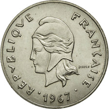 Coin, French Polynesia, 50 Francs, 1967, Paris, MS(60-62), Nickel, KM:7