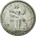 Coin, French Polynesia, 50 Centimes, 1965, Paris, VF(30-35), Aluminum, KM:1