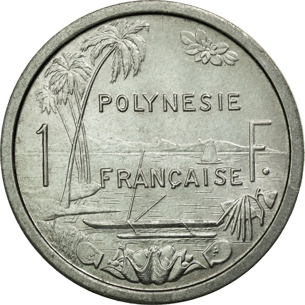 Munten, Frans Polynesië, Franc, 1965, Paris, PR, Aluminium, KM:2