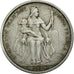 Coin, FRENCH OCEANIA, 5 Francs, 1952, F(12-15), Aluminum, KM:4