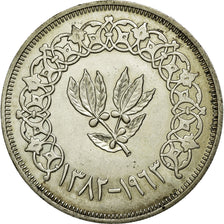 Coin, Yemen Arab Republic, Riyal, AH 1382-1963, AU(55-58), Silver, KM:31