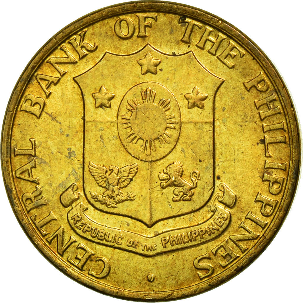 Münze, Philippinen, 5 Centavos, 1962, SS, Messing, KM:187