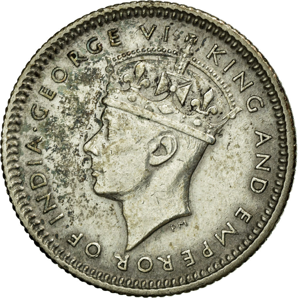 Coin, MALAYA, 5 Cents, 1941, EF(40-45), Silver, KM:3