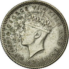 Coin, MALAYA, 5 Cents, 1941, EF(40-45), Silver, KM:3