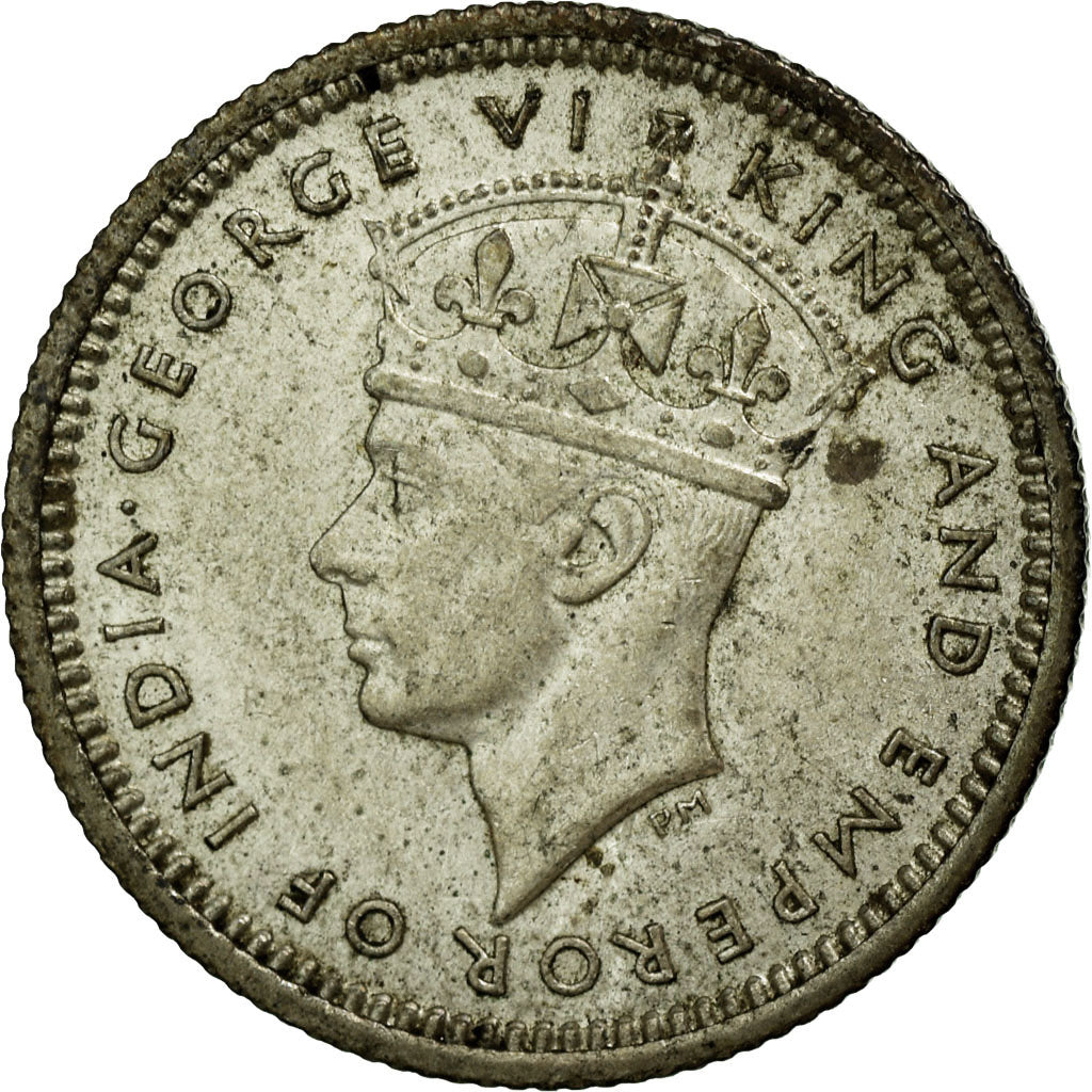 Coin, MALAYA, 5 Cents, 1939, EF(40-45), Silver, KM:3