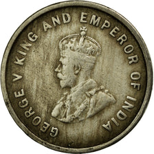Coin, Straits Settlements, George V, 5 Cents, 1920, EF(40-45), Copper-nickel
