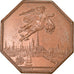 France, Token, Chambre de Commerce de Rouen, 1802, Lecomte, EF(40-45), Bronze