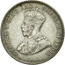 Coin, Straits Settlements, George V, 10 Cents, 1926, EF(40-45), Silver, KM:29b