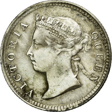 Coin, Straits Settlements, Victoria, 5 Cents, 1895, EF(40-45), Silver, KM:10