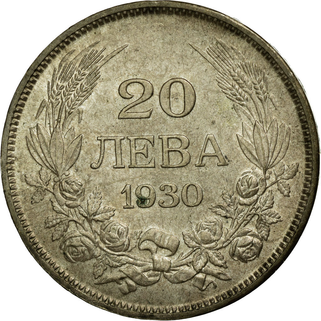 Münze, Bulgarien, 20 Leva, 1930, Budapest, Hungary, SS, Silber, KM:41