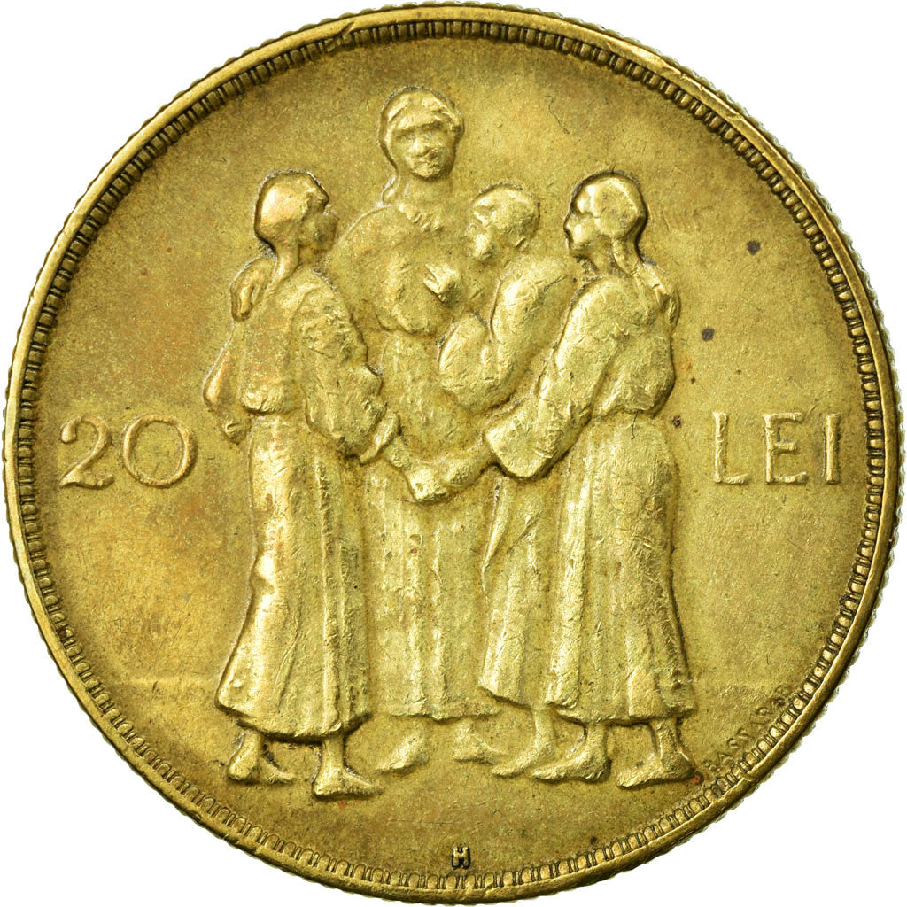 Monnaie, Roumanie, Mihai I, 20 Lei, 1930, TTB, Nickel-brass, KM:50