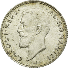Coin, Romania, Carol I, Leu, 1914, AU(55-58), Silver, KM:42