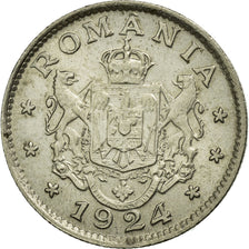 Monnaie, Roumanie, Ferdinand I, Leu, 1924, Poissy, TTB, Copper-nickel, KM:46