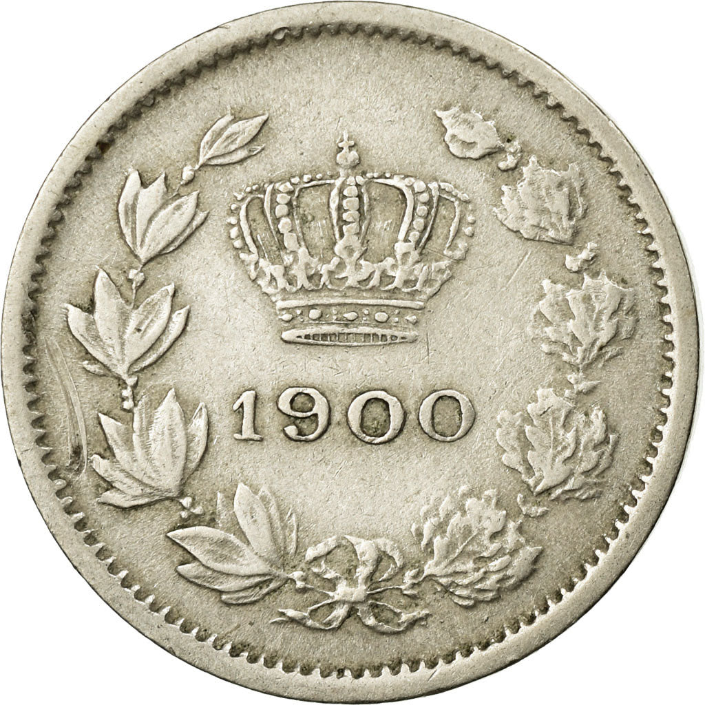 Coin, Romania, Carol I, 5 Bani, 1900, EF(40-45), Copper-nickel, KM:28
