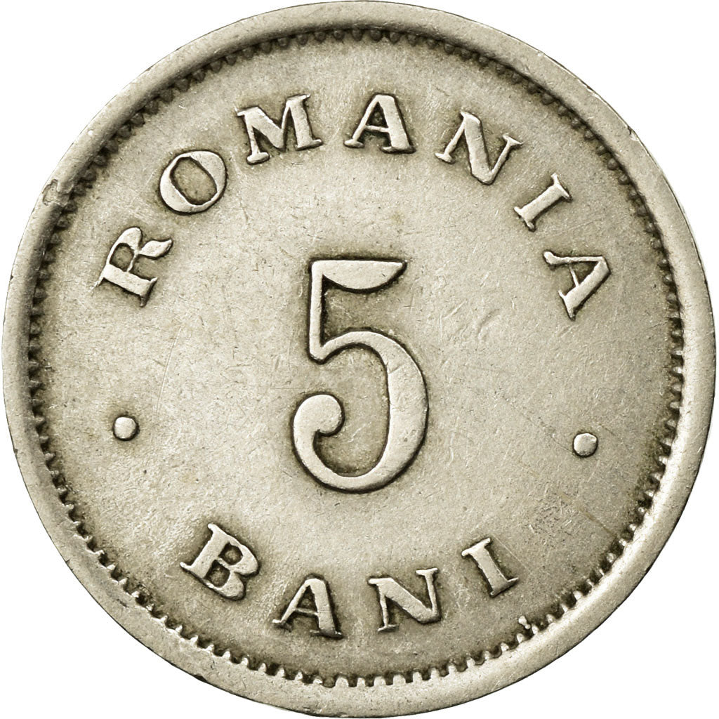 Coin, Romania, Carol I, 5 Bani, 1900, EF(40-45), Copper-nickel, KM:28